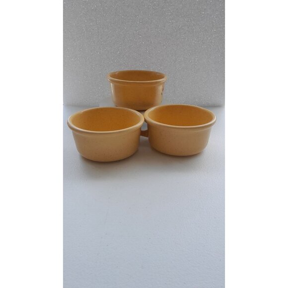 SET OF (3) TREASURE CRAFT WILDFLOWERS SOUP BOWL MUG #858 USA CROCKERY INC - Picture 2 of 5